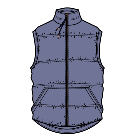 Fashion sewing patterns for MEN Waistcoats Vest 802